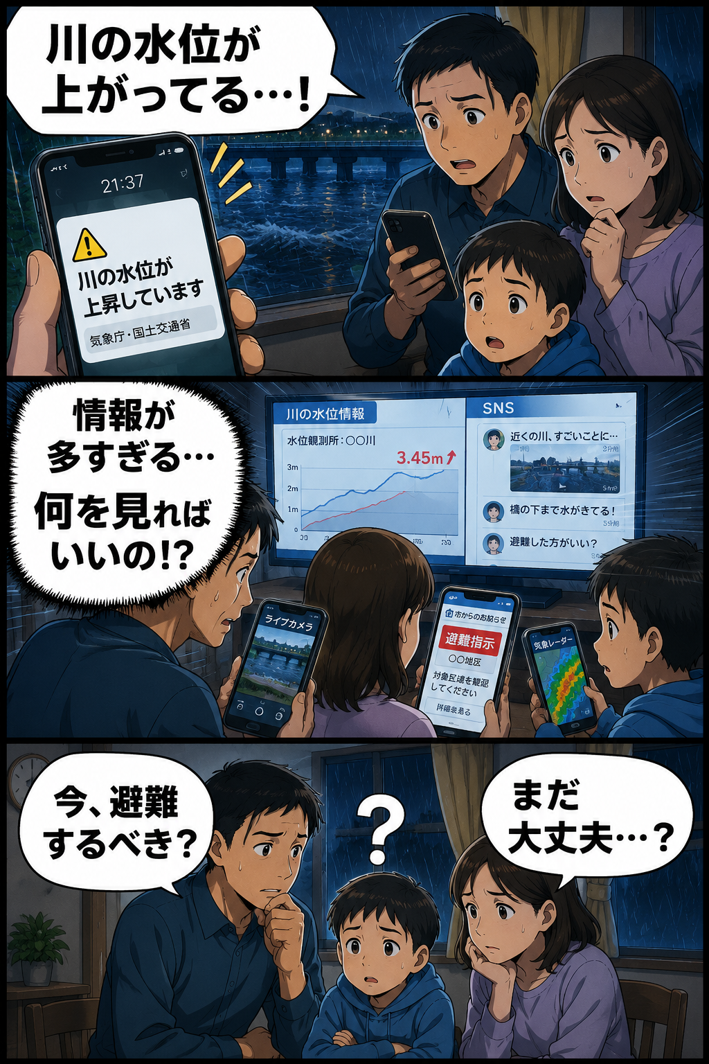 生成された画像：情報過多の中での判断
